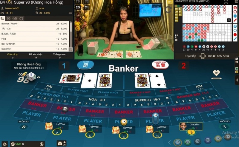 Nhà cái W88 với sàn baccarat hấp dẫn